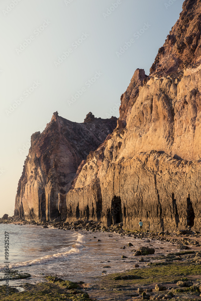 Obraz premium Mofanegh Beach in Hormoz Island, Iran