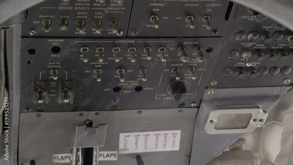 The upper panel switches The upper panel switches
