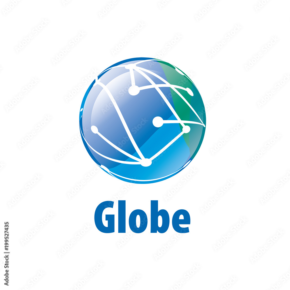 vector logo globe vector logo globe