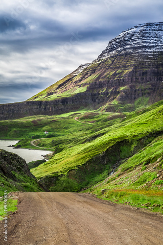 Mountain and small cottage ...