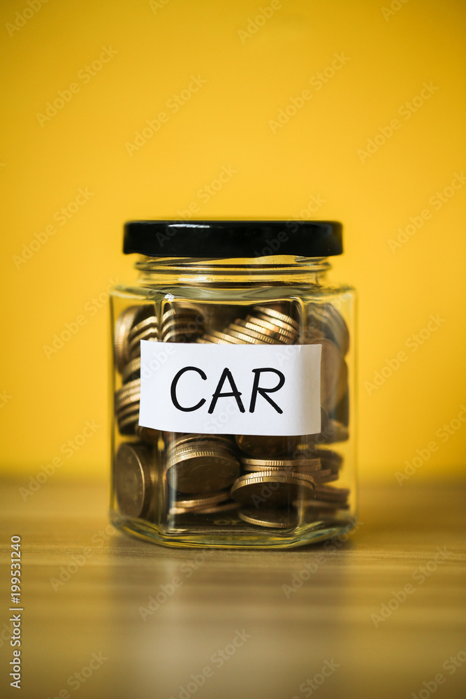 Saving For Car Concept Saving For Car Concept