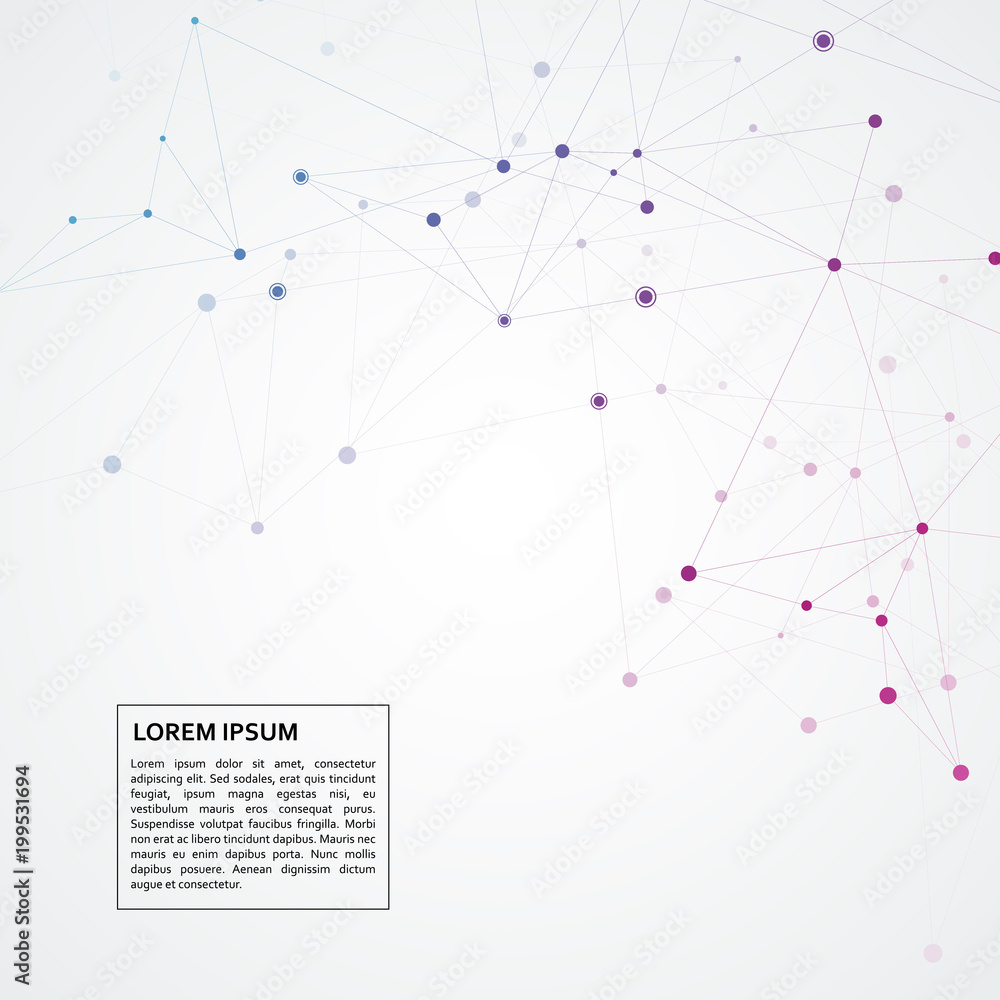 Polygonal space background with connecting dots and lines. Abstract connection structure design Polygonal space background with connecting dots and lines. Abstract connection structure design