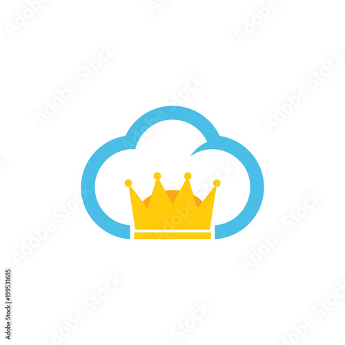Cloud King Logo Icon Design