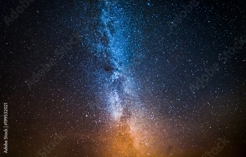 Fototapeta Naklejka Na Ścianę i Meble -  Colorful constellation and universe with million stars at night