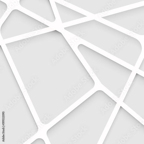 Abstract overlapping shapes and line background