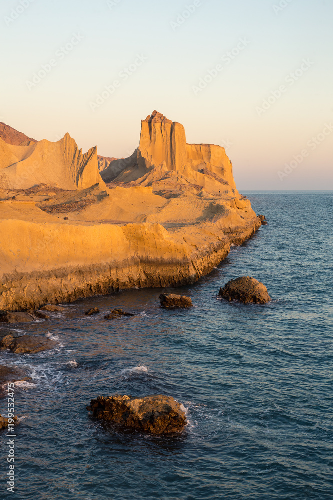 Obraz premium Mofanegh Beach in Hormoz Island, Iran