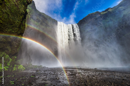Beautiful waterfall Skogafo...