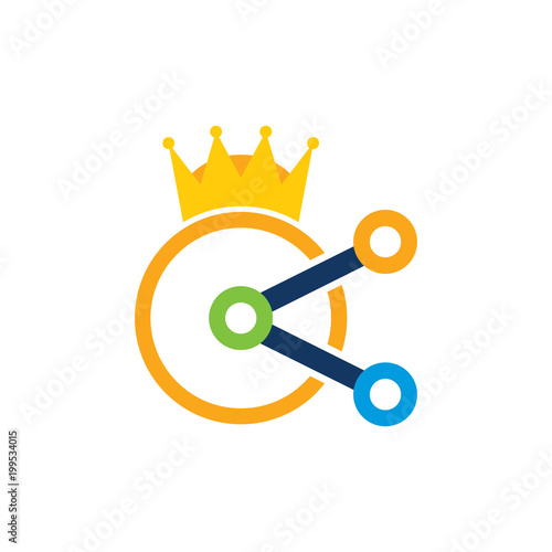 Share King Logo Icon Design