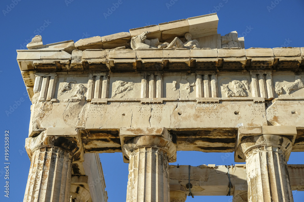 The Acropolis in Athens, Greece