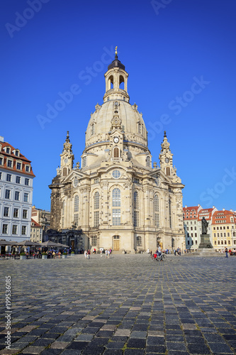 the famous Frauenkirche in Dresden Germany