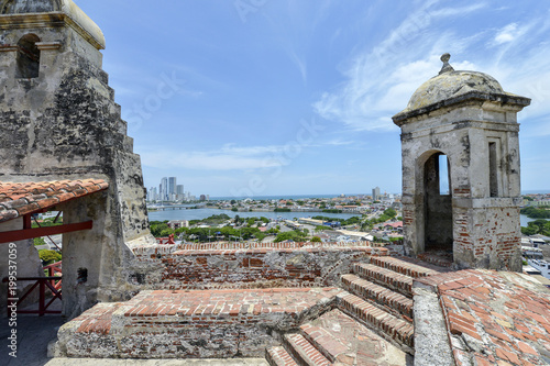 San Felipe Barajas Castle in Cartagena, Colombia. photo