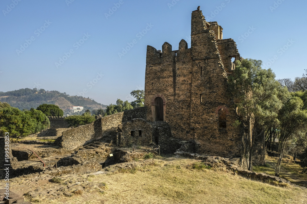 Fasilides Palace in Gondar, Ethiopia