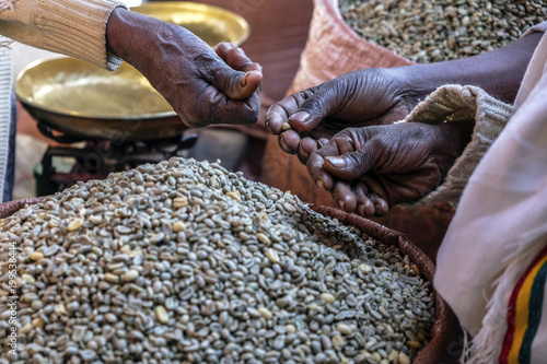 Coffee beans, Ethiopia photo