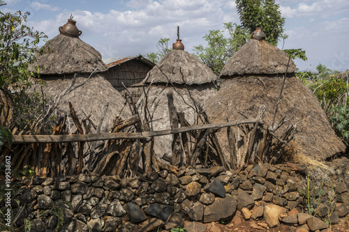 Traditional Konso tribe house, Ethiopia