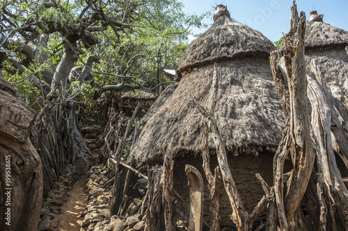 Traditional Konso tribe house, Ethiopia