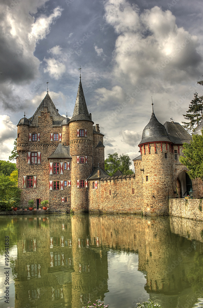 Water castle Satzvey. Mechernich, Germany. Water castle Satzvey. Mechernich, Germany.