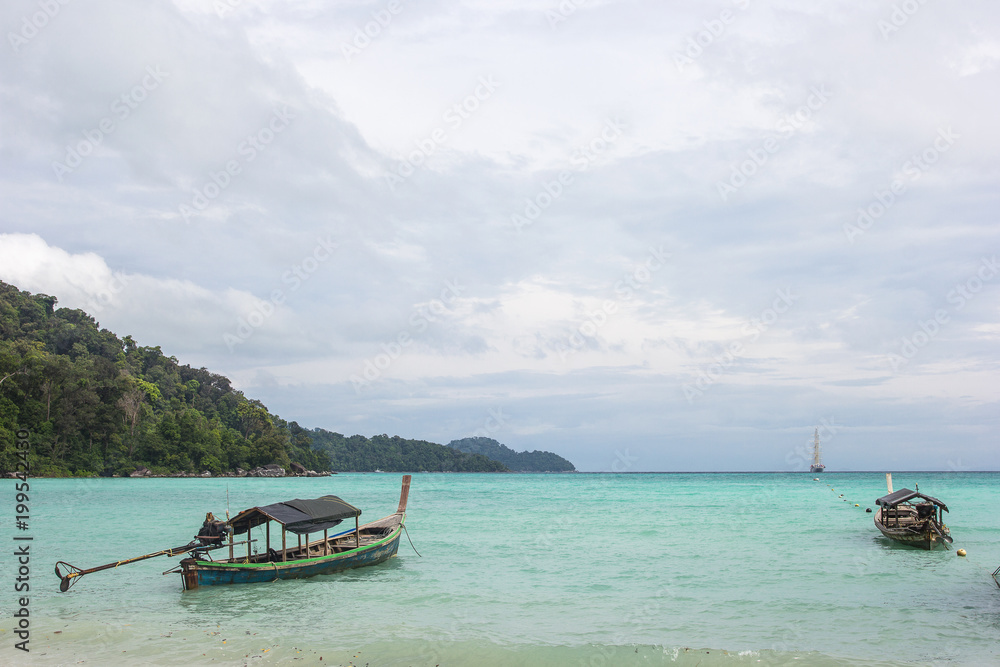Moken Village at Surin Islands, an archipelago of five islands of the Andaman Sea: one of the most famous dive sites in the world Moken Village at Surin Islands, an archipelago of five islands of the Andaman Sea: one of the most famous dive sites in the world