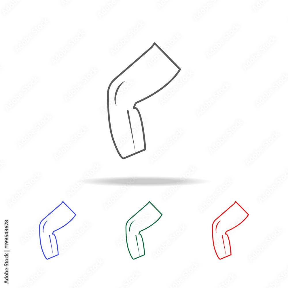 Knee icon. Elements of human body part multi colored icons. Premium quality graphic design icon. Simple icon for websites, web design, mobile app, info graphics Knee icon. Elements of human body part multi colored icons. Premium quality graphic design icon. Simple icon for websites, web design, mobile app, info graphics