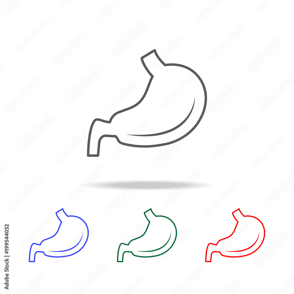 Stomach flat icon. Elements of human body part multi colored icons. Premium quality graphic design icon. Simple icon for websites, web design, mobile app, info graphics Stomach flat icon. Elements of human body part multi colored icons. Premium quality graphic design icon. Simple icon for websites, web design, mobile app, info graphics