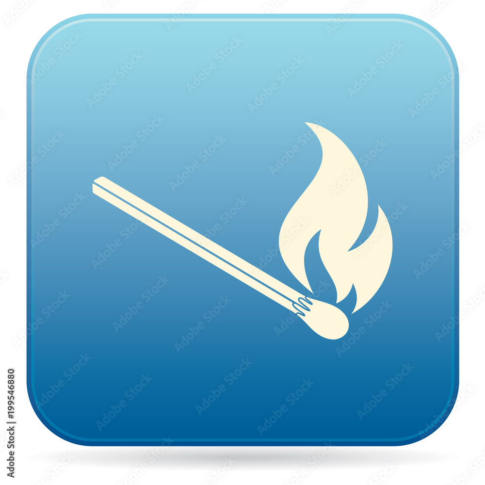 Match fire icon vector Match fire icon vector