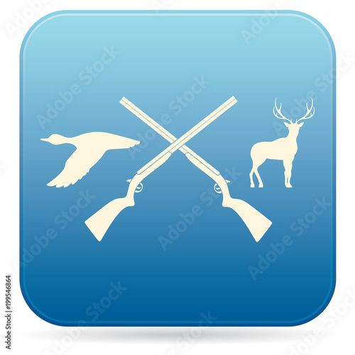 Hunting club logo icon