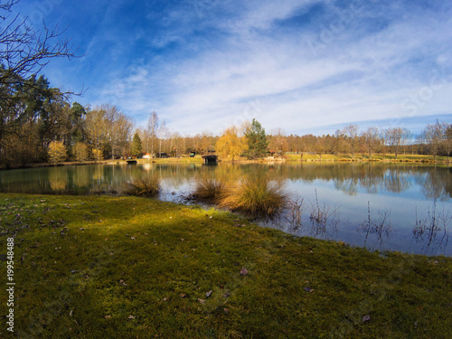 Romantic lake view