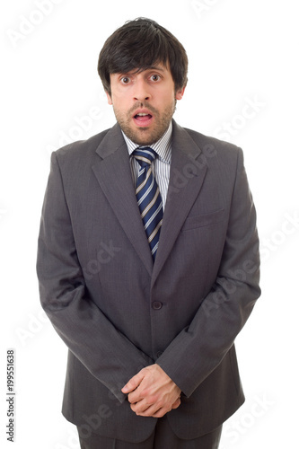 businessman surprised