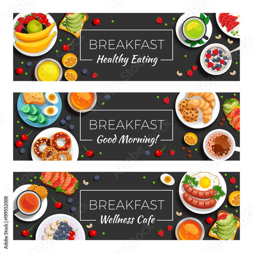 Breakfast  Horizontal Banners