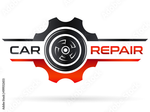 Autowerkstatt - Autorad und Zahnrad