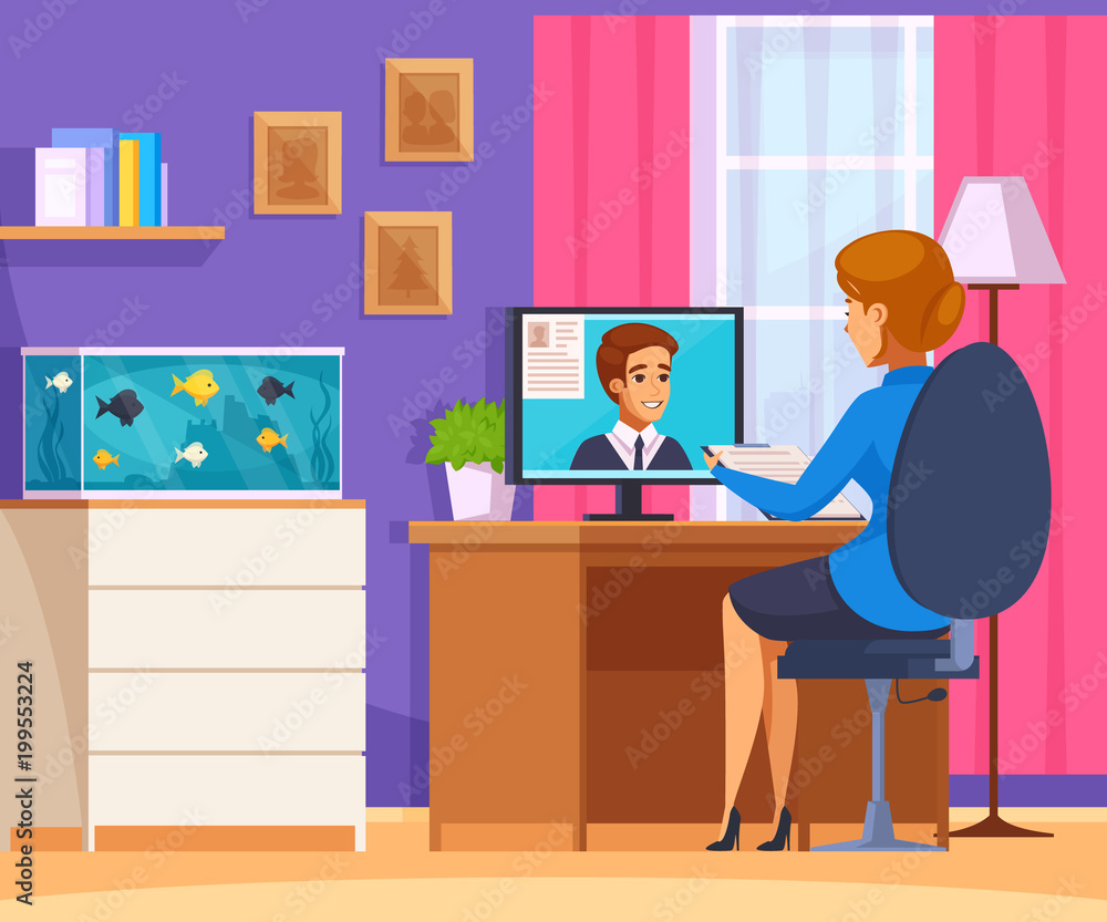 Online Job Interview Composition Online Job Interview Composition