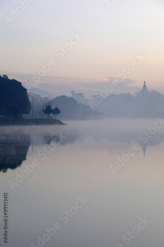 landscape of Pedagogical college of Da Lat