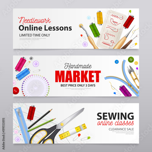 Sewing Realistic Banners