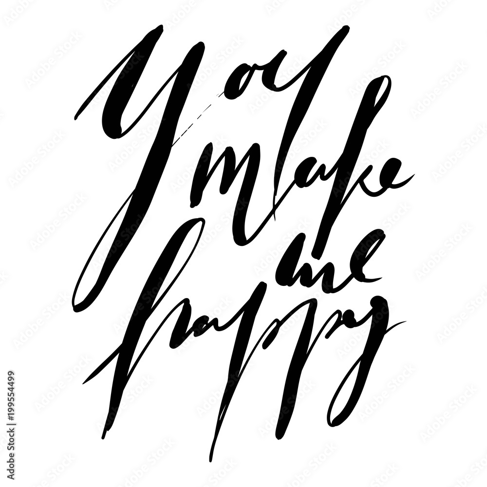 Hand lettering love quote for your design Hand lettering love quote for your design