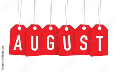 red august tag