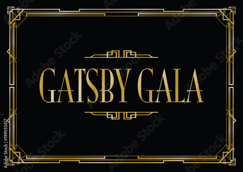 great Gatsby gala background photo