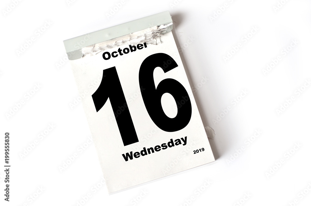 16. October 2019 16. October 2019