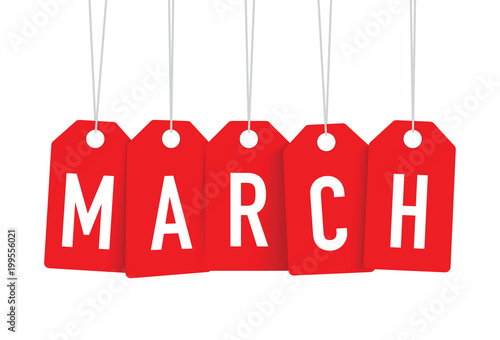 red march tags