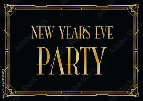 New Years eve party background