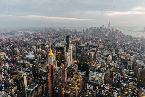 New York City Skyline at dusk