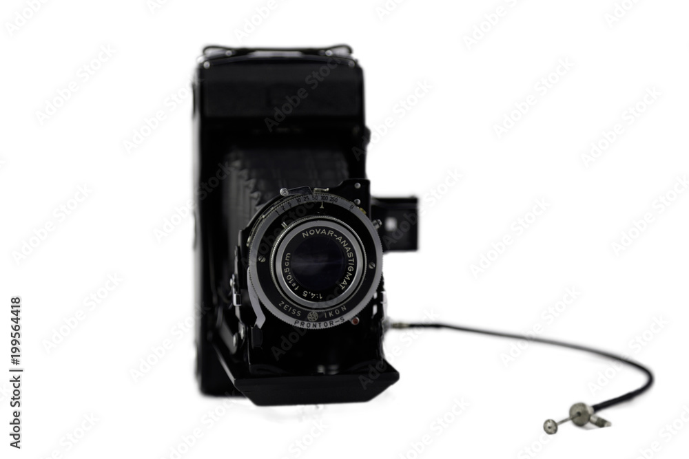 Old Camera With White Background