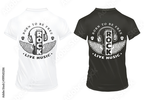 Vintage Rock Music Print Template