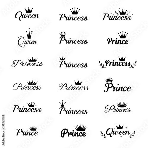 Crown Concept Logo Design Template.