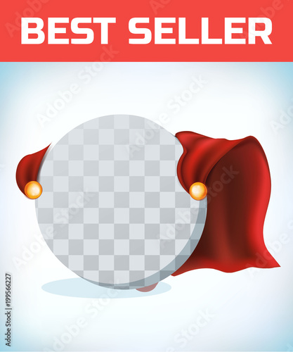 Funny super hero flying with cloak. Masquerade costume. Carnival or Halloween Cartoon Vector illustration