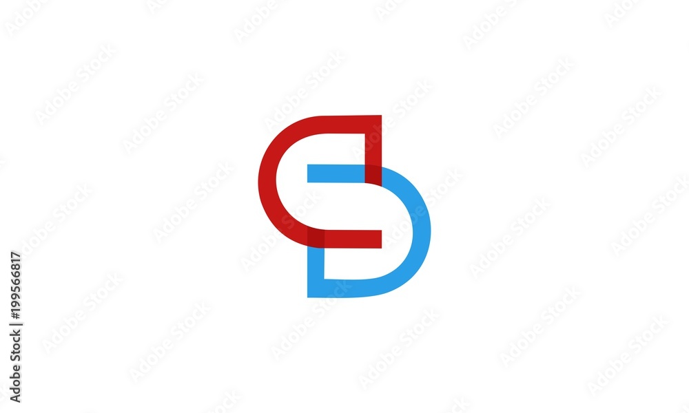 Abstract letter SD logo, SD company group linked letter logo Abstract letter SD logo, SD company group linked letter logo