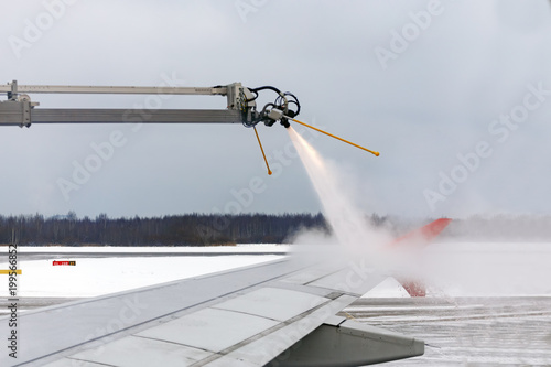 Aircraft handling from icing