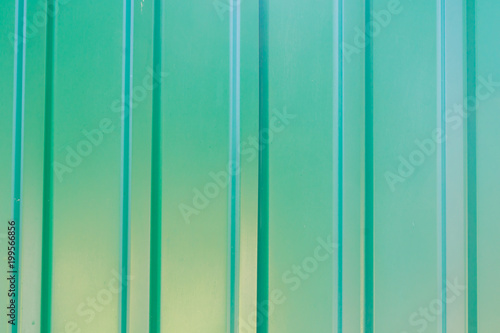 abstract background of green metal fence