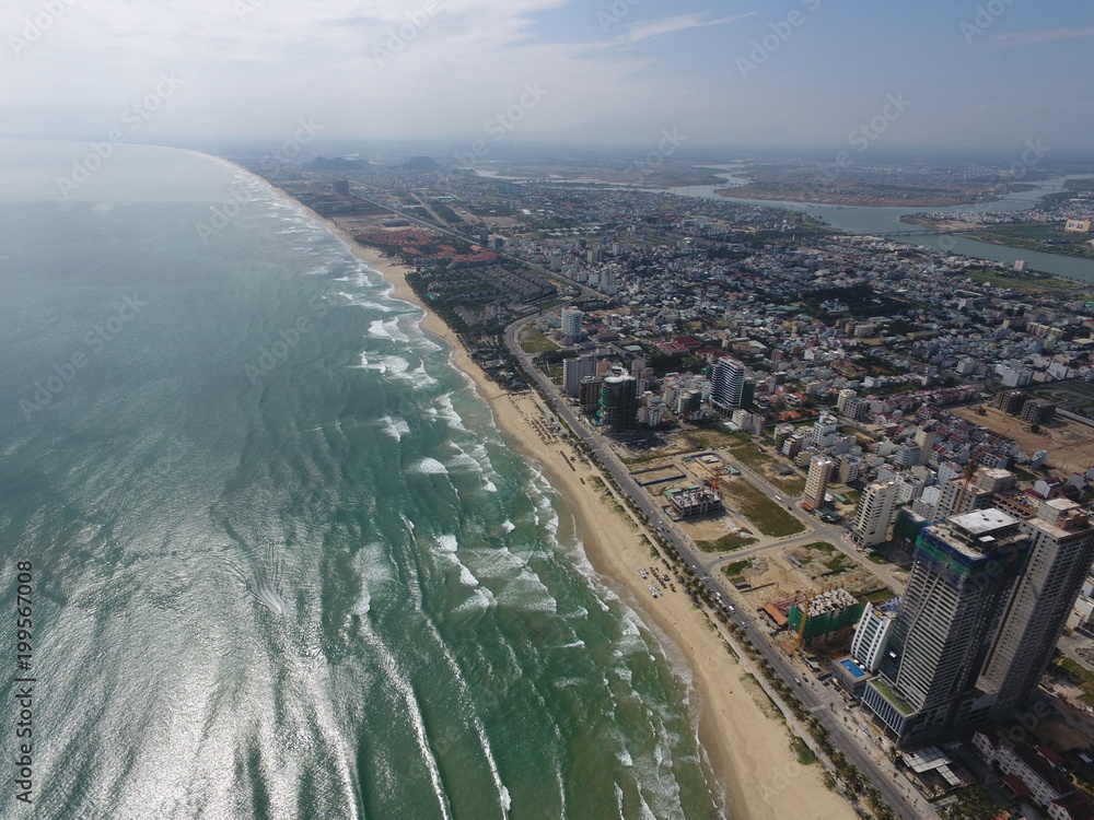 Danang, Vietnam 2018 : Drone View