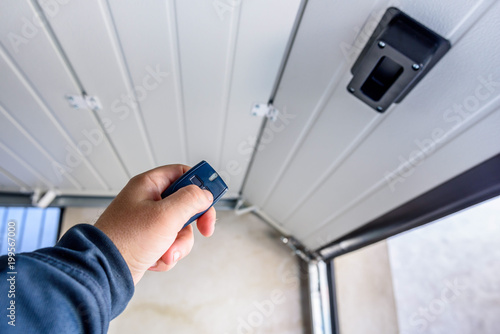 Konstfotografi Garage door PVC