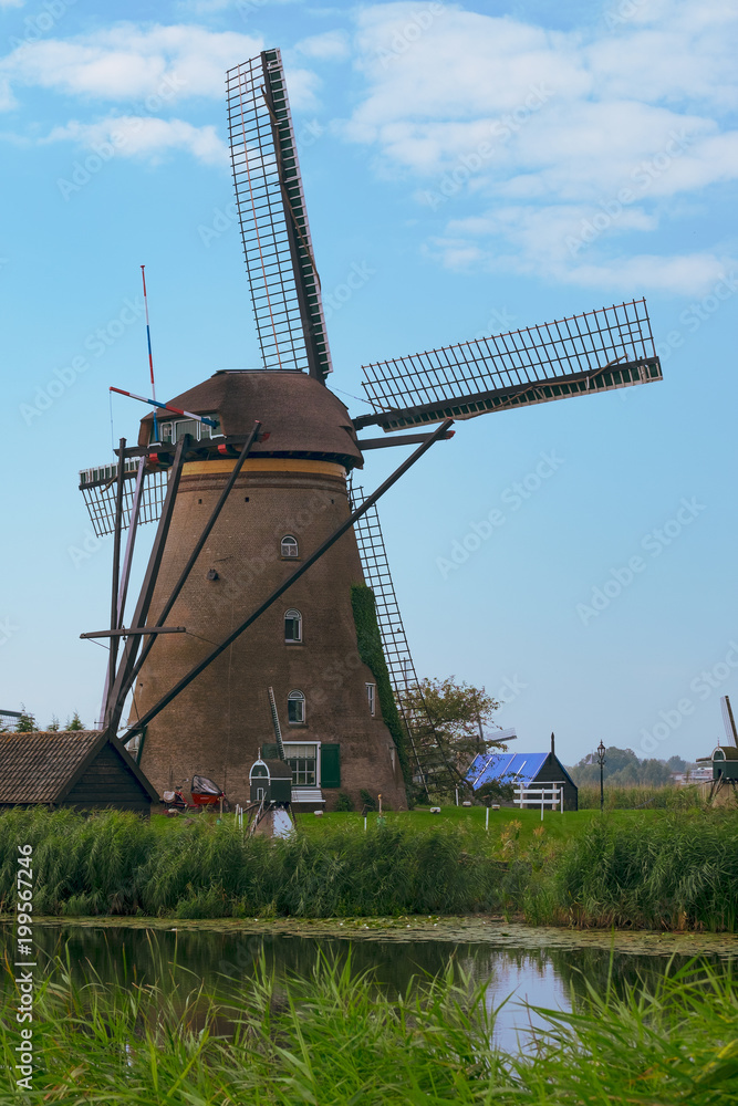 Windmühle in Kinderdi9jk/NL