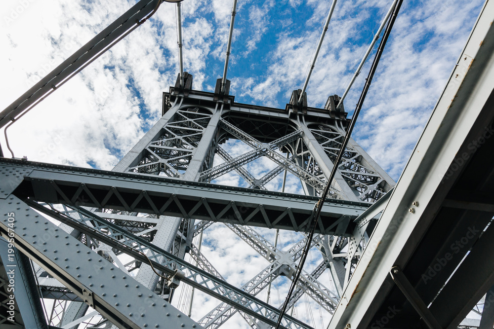 Manhattan bridge in New York City, USA